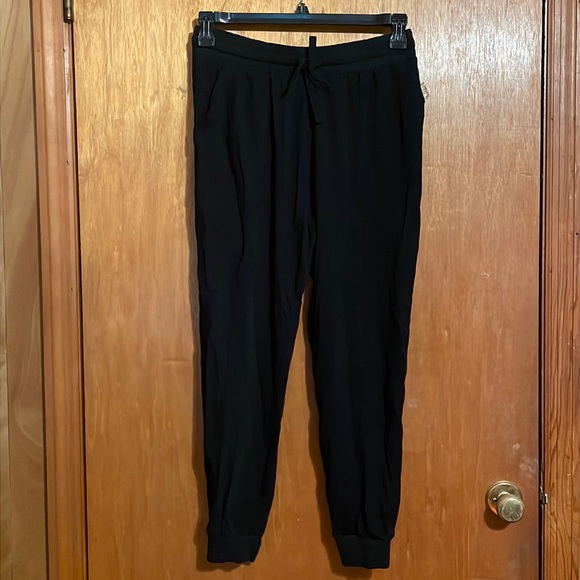 •SPLENDID•WOMEN'S BLACK RETREAT HIGH WAISTED JOGGER PANT SIZE SMALL - Picture 3 of 6
